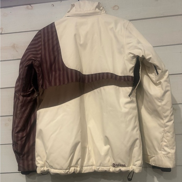 Orage Kids Puffer Jacket - Cream and Brown Size 14. Great condition! - Picture 2 of 16